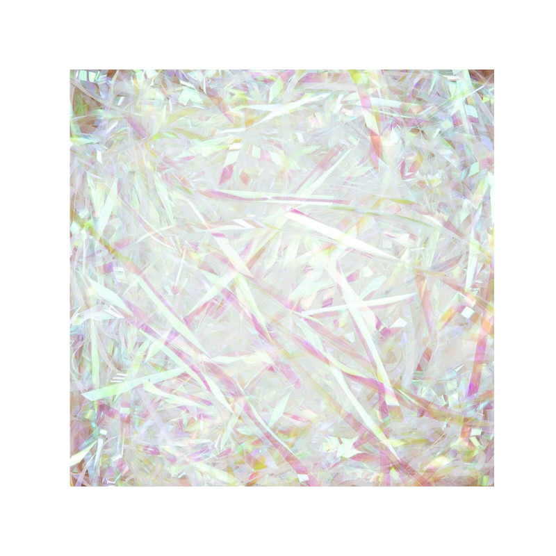 Wypełnienie papierowe Sianko 30 g Białe Opalizujące