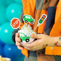 Picker Herzen, gold, 6 Stück