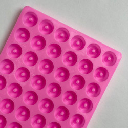 Silikonform MINI DONUTS 2 cm 48 Nester Silikonform MINI DONUTS 2 cm 48 Nester