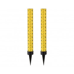 Fontanna tortowa 12 cm 2 sztuki Czarne gwiazdki