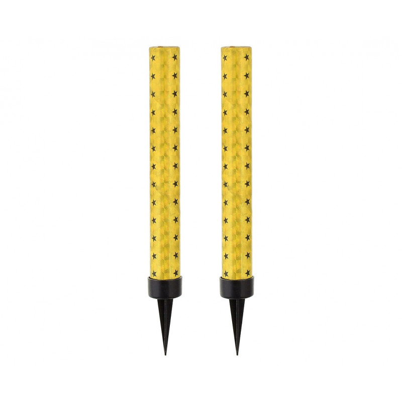 Fontanna tortowa 12 cm 2 sztuki Czarne gwiazdki