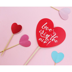 Topper Love is in the air 10 cm