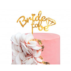 Topper,Tortendekoration, goldene Kristalle Topper,Tortendekoration, goldene Kristalle