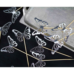 Topper ZŁOTE KRYSZTAŁY Ozdoba na tort