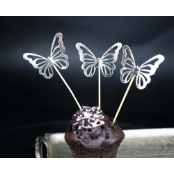 Topper ZŁOTE KRYSZTAŁY Ozdoba na tort