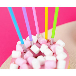 Świeczki Wysokie 10 szt. Pastelowe