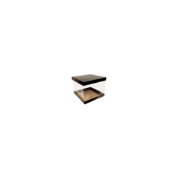 Tortenverpackung 30x30x25 cm Hohe Box BLACK Tortenverpackung 30x30x25 cm Hohe Box BLACK