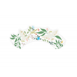 Kommunion Floral Wrappers 6 Stück Taube