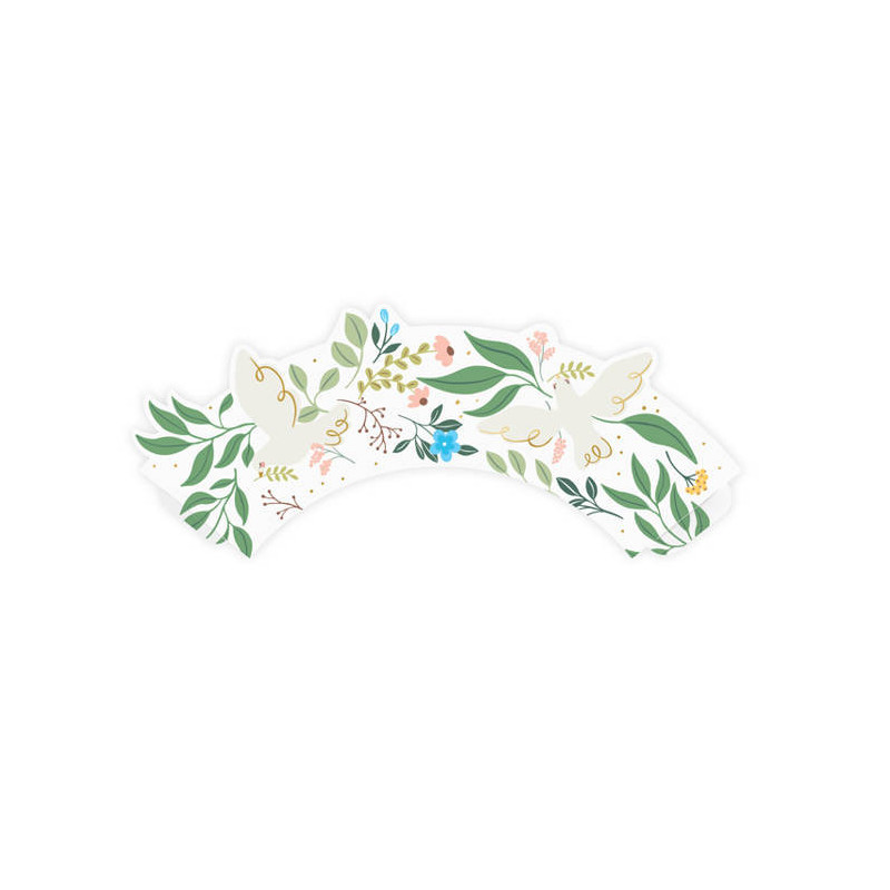 Kommunionsverpackungen FLORAL 6 Stück Dove