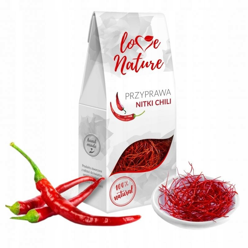 Kwiaty jadalne Love Nature Nitki Chili 20 g