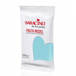 BLEDOMODRÁ modelovací hmota na figurky 250 g Saracino Baby Blue