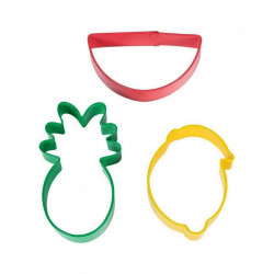 Wilton Förmchen 3 Stück Früchte Wassermelone Zitrone Ananas Wilton Förmchen 3 Stück Früchte Wassermelone Zitrone Ananas