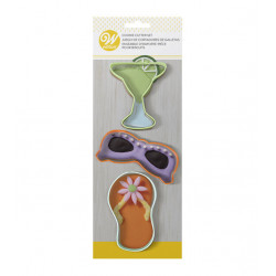 Foremki Wilton 3 szt LATO drink okulary klapek