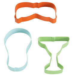 Wilton-Formen 3 Stück Sommer-Getränkegläser Flip-Flops Wilton-Formen 3 Stück Sommer-Getränkegläser Flip-Flops