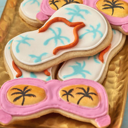 Wilton-Formen 3 Stück Sommer-Getränkegläser Flip-Flops Wilton-Formen 3 Stück Sommer-Getränkegläser Flip-Flops