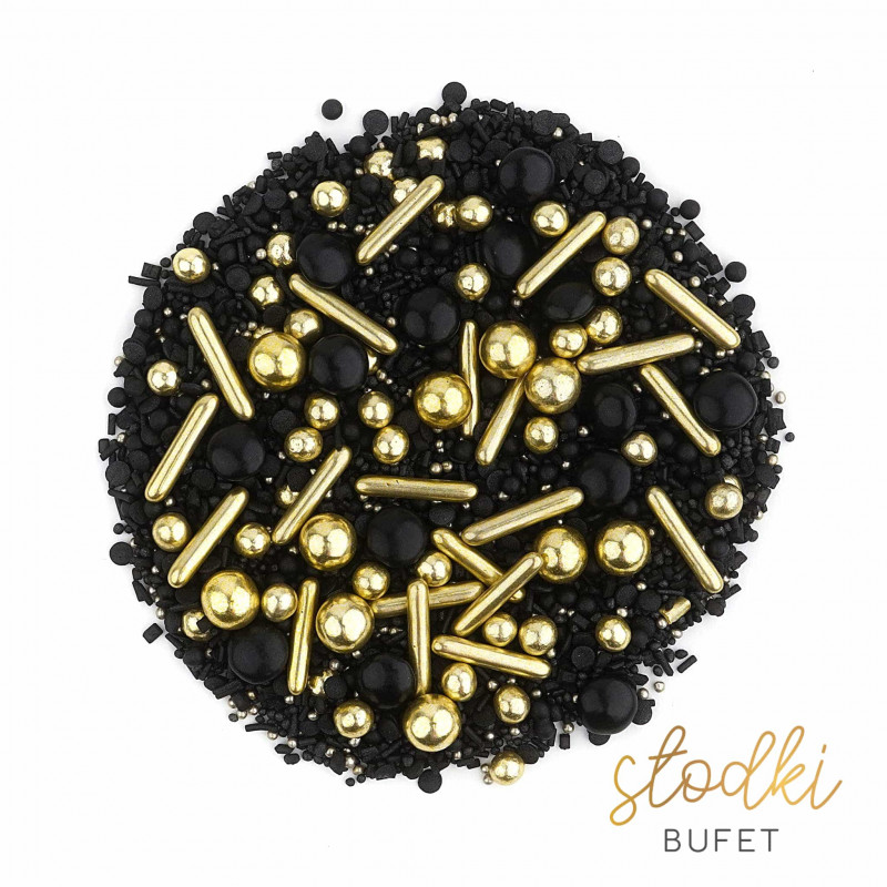 Słodki Bufet BLACK and GOLD posypka 90g