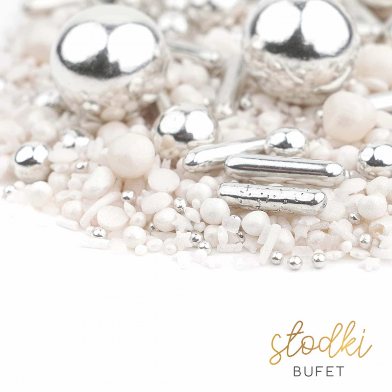 Słodki Bufet CRYSTAL WHITE szórócukor 90g