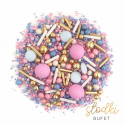 Posypka MAKARONIKI SREBRNE 300 g Decor Posypka MAKARONIKI SREBRNE 300 g Decor