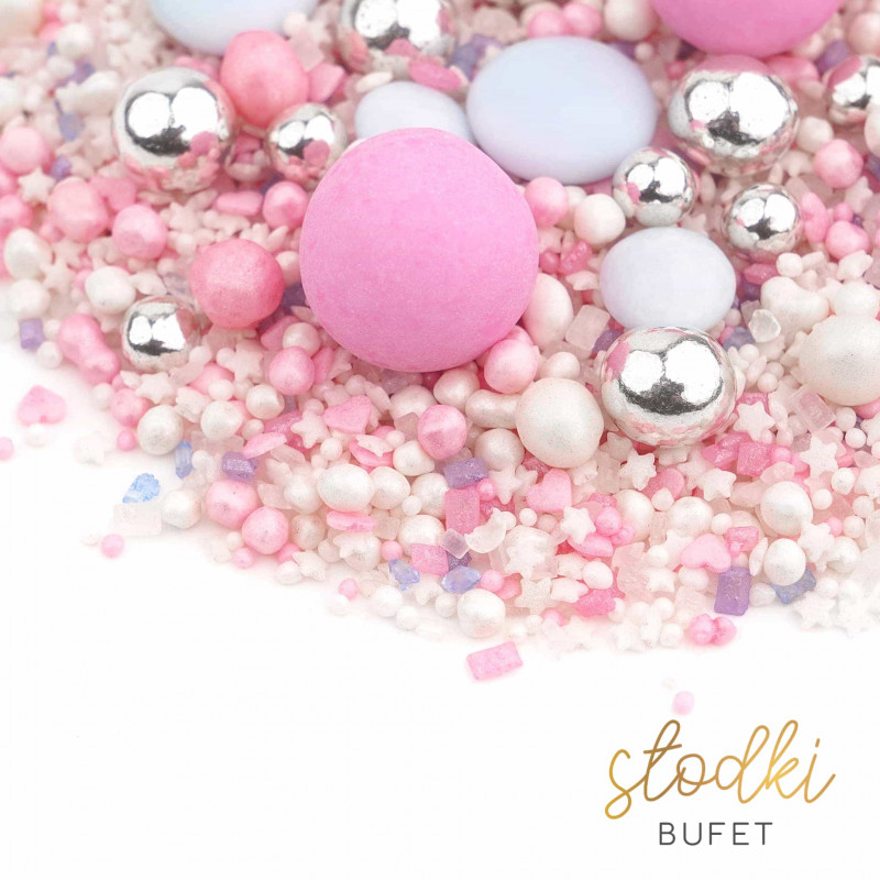 Słodki Bufet FLUFFY RŮŽOVÁ poleva 90g