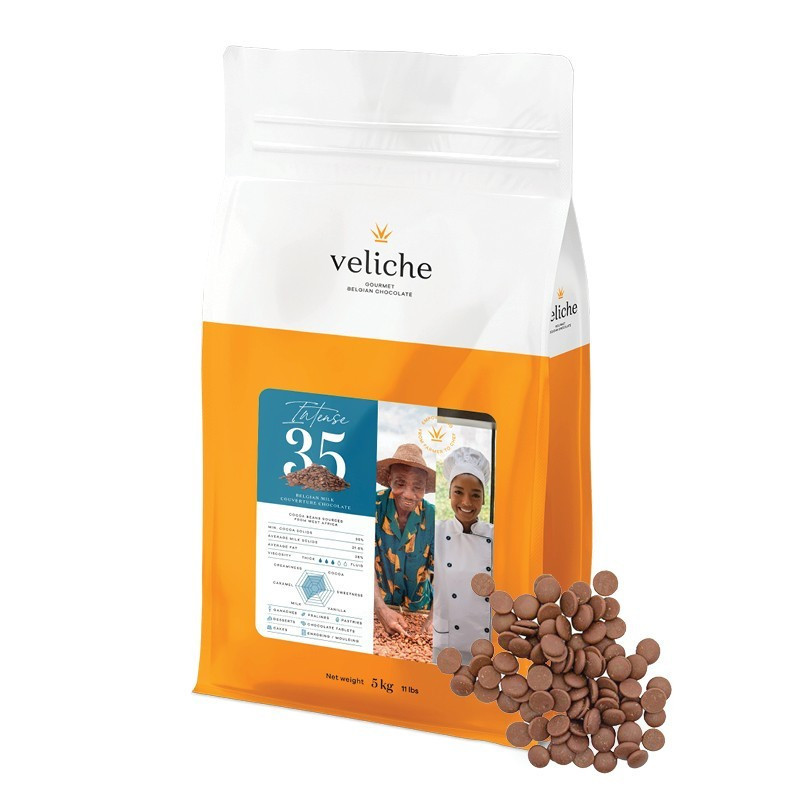 Veliche Vollmilchschokolade Drops 35 1kg Premium