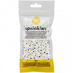 Dekoracja Wilton cukrowe oczy 7 mm