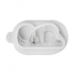 Katy Sue BOBAS Silikonform mit Teddybär und Kuscheldecke Baby Katy Sue BOBAS Silikonform mit Teddybär und Kuscheldecke Baby