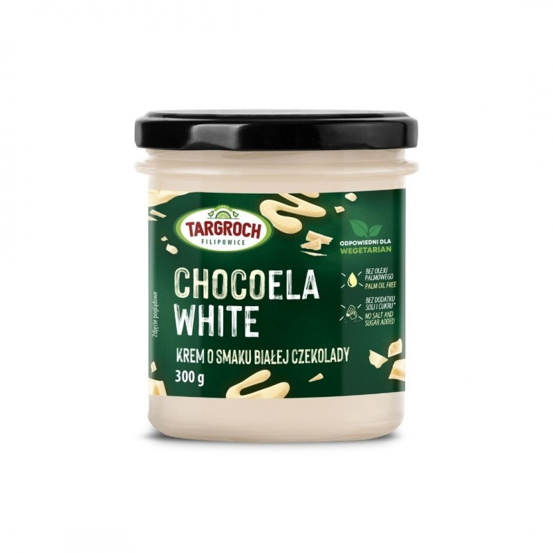 Krem biała czekolada ChocoEla White Targroch 300g