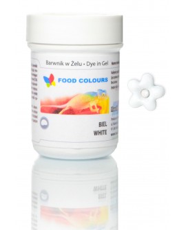 Food coloring gel WHITE New Biel