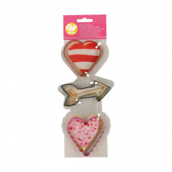 Wilton 3-part UNICORN Unicorn Rainbow Heart moulds