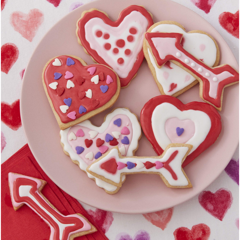 Foremki Wilton 3 szt WALENTYNKI serce strzała