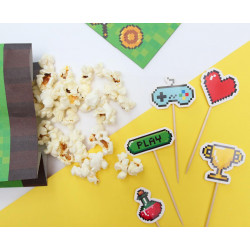 Game On Picks 8 Stk. Minecraft Cupcake Dekorationen Game On Picks 8 Stk. Minecraft Cupcake Dekorationen