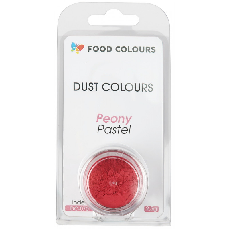 Barwnik pyłkowy matowy Food Colours Pastel 2,5 g PEONY Piwonia