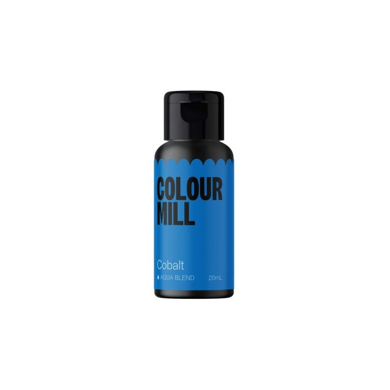 Barwnik Colour Mill Aqua Blend 20ml do lukru, bez, makaroników COBALT