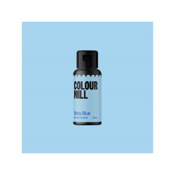 Barwnik Colour Mill Aqua Blend 20ml do lukru, bez, makaroników BABY BLUE Błękitny