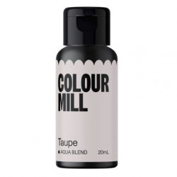 Barwnik Colour Mill Aqua Blend 20ml do lukru, bez, makaroników TAUPE