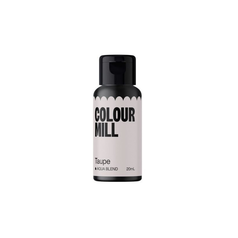 Barwnik Colour Mill Aqua Blend 20ml do lukru, bez, makaroników TAUPE