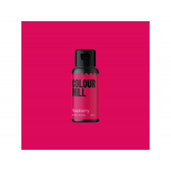 Barwnik Colour Mill Aqua Blend 20ml do lukru, bez, makaroników RASPBERRY Malinowy