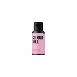 Barwnik Colour Mill Aqua Blend 20ml do lukru, bez, makaroników BABY PINK Jasny Róż