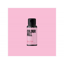 Barwnik Colour Mill Aqua Blend 20ml do lukru, bez, makaroników BABY PINK Jasny Róż