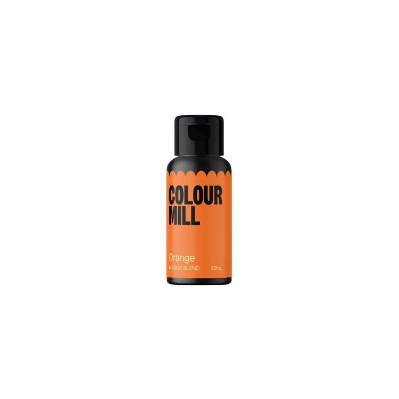 Barwnik Colour Mill Aqua Blend 20ml do lukru, bez, makaroników ORANGE Pomarańczowy