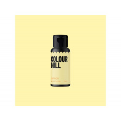 Barwnik Colour Mill Aqua Blend 20ml do lukru, bez, makaroników LEMON Cytrynowy