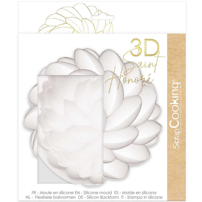 Forma silikonowa 3D Scrapcooking FLORESCENCE 18 cm