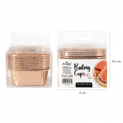 Becher 20 Stück Braun und Gold Becher 20 Stück Braun und Gold