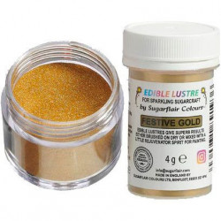 Goldstaub-Farbstoffpumpe 10g Sugarflair Gold