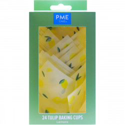 Papilotki tulipany PME Cytrynowe 24 szt