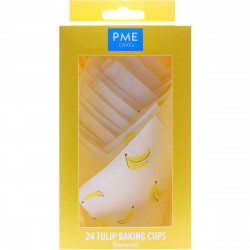 Papilotki tulipany PME Bananowe 24 szt
