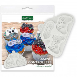 Silicone mould Katy Sue GAME PADS 3 designs xBox Play Nintendo