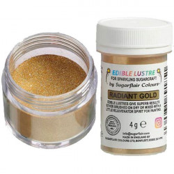 Barwnik pyłkowy Złoty Sugarflair 4g Radiant Gold Jasne złoto