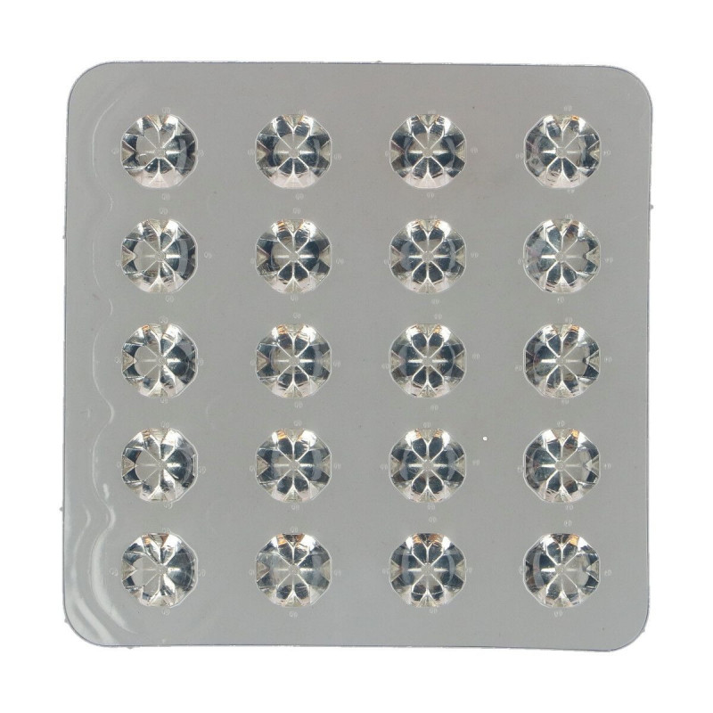 Jadalne diamenty PRZEZROCZYSTE 10 mm 20 szt