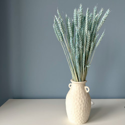 Getrocknete Blumen Tortendekoration Lametta blau 20 Zweige